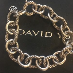 David Yurman LARGE oval link chain bracelet